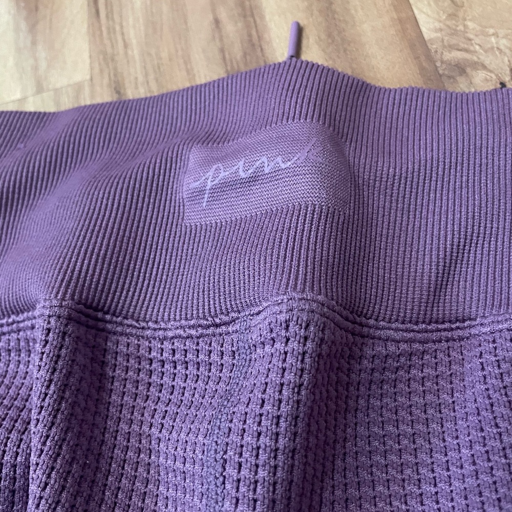 PINK Active Thermal Waffle Knit Joggers Sz M - Picture 3 of 5
